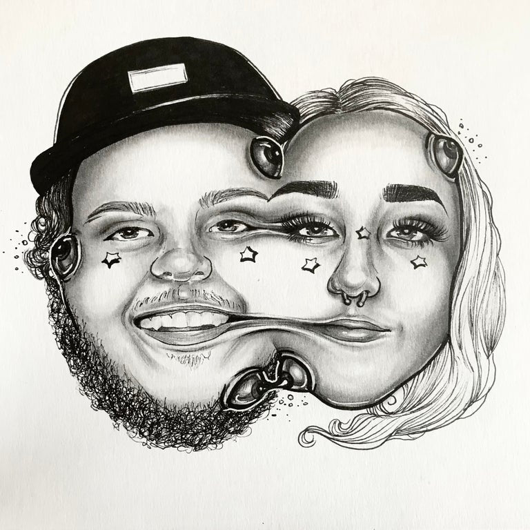 Creepy Cute Couples Portrait