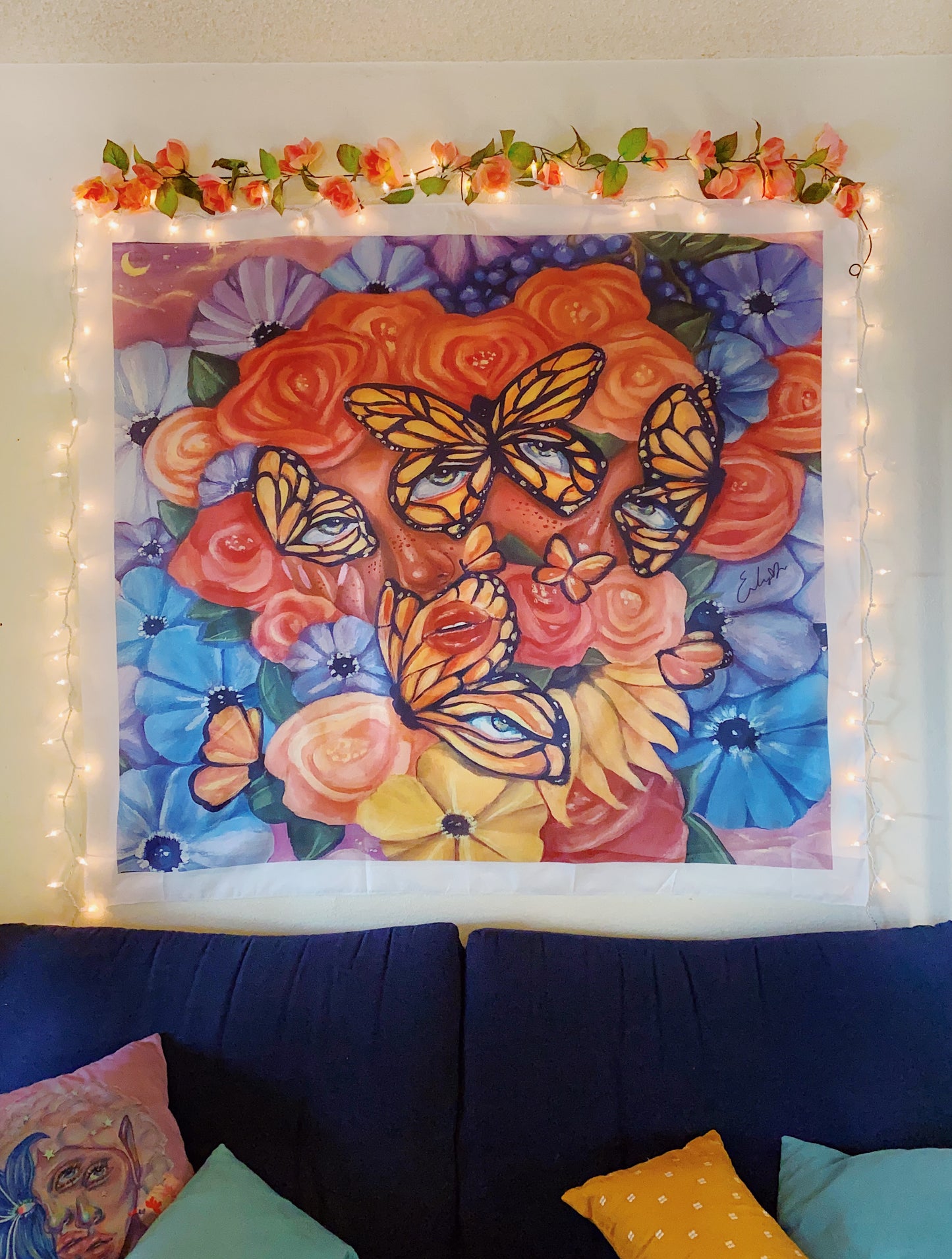 Seeing through the Butterfly Eye tapestry